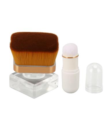Foundation Makeup Brush Loose Powder Brush Fluffy Hair Strong Powder Grip Thickening Die Casting With Storage Box For Daily Use