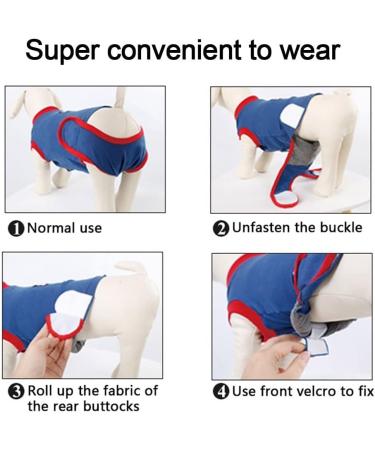 MightyDuty Dog Body After Op Cotton Wound Protective Suits - Breathable & Comfortable for Dogs | International Shipping - Buy Online on SooperMarket.com