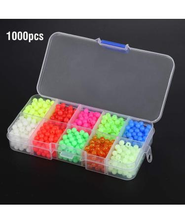 Akozone Fishing Pearls - 1000PCS Colorful Round Plastic Beads for Enhanced Fishing | Outdoor Fish Attractants - Buy Online on SooperMarket.com