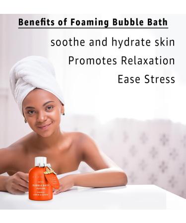 Natural Detox Bubble Bath with Citrus Essential Oils - Hydrating, Relaxing, and Stress Relief - Perfect Self Care Spa Gift for Women and Men - Birthday or Christmas Present - Buy Online on SooperMarket.com