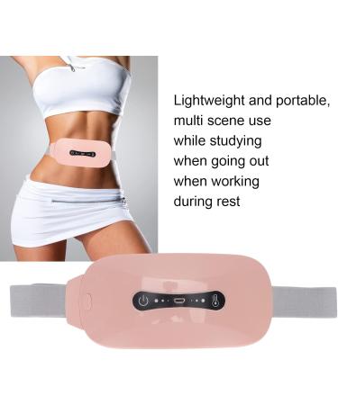 Shop Electrical Heating Pillows for Menstrual Relief | Adjustable Vibration Abdominal Massage Belt in Pink - Buy Online on SooperMarket.com