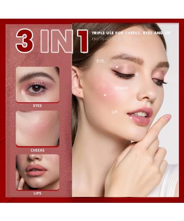 Aaiffey Soft Cream Liquid Blush - Lightweight Cheek Makeup with Cushion Applicator - Buy Online on SooperMarket.com