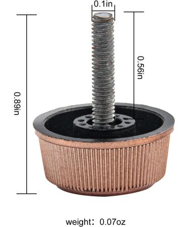 Goture Fishing Reel Handle Screw Caps - Lightweight Power Knob Replacement - Silver (Pack of 4) - Buy Online on SooperMarket.com