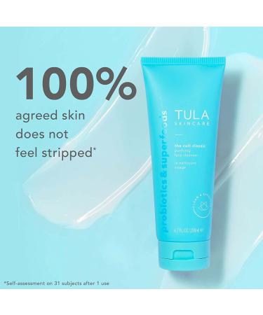 TULA Skin Care Purifying Face Cleanser 6.7 oz - Gentle & Effective Makeup Remover with Turmeric - Buy Online on SooperMarket.com