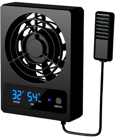 Neamou Reptile Fan - Smart Cooling Fan for Reptile Tank with LED Display | Strong Wind Vent Fan Low Noise Cooling Fan for Amphibians Reptiles Snakes B: Celsius ( ) - Buy Online on SooperMarket.com