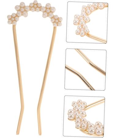 Gogogmee Pearl Hairpin Hair Accessories Hair Clip Hair Jewelry Hair Pins Pearl Hair Sticks Pearl Hair Fork Hair Chopsticks for Women Hairpin for Women Hair Forks French Pin Imitation Pearls - Buy Online on SooperMarket.com