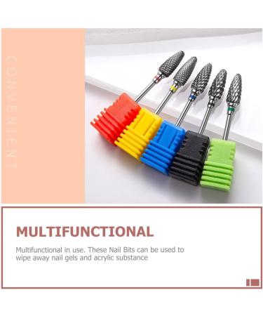 POPETPOP 2pcs Nail Polisher Tools Nail Stamping Polish Nail Polishes Drill Bits for Metal Nail Drill Tips Cuticle Hand Wisking Tool Electric Nail Art Polishing Bits Creative Nail Bits Alloy 7x1.3cmx2pcs As Shown 3x2pcs - Buy Online on SooperMarket.com
