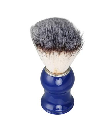 Men's Shaving Brush with Blue Handle - Salon Quality Comfortable Shave Lightweight and Nylon Brushes for Boyfriends and Dads