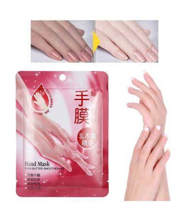 Hand Mask | Shea Butter Moisturizing Gloves for Skin Care | Smoothing & Peeling Treatment - International Shipping - Buy Online on SooperMarket.com