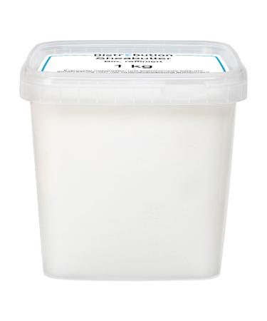 Shea Butter Organic Certified 1kg Vegan Refined for Natural Cosmetics 1 kg (1 Pack)