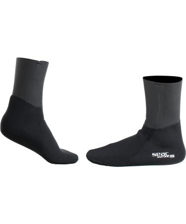 SEAC Anatomic Neoprene Socks X-Large 5mm - Premium Quality Dive Gear - Buy Online on SooperMarket.com