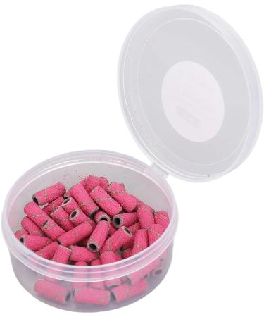 Nail Sanding Bands Multiple Sizes Smoothing Nail Art Sanding Bands Dead Skin Removal for Foot Care (Rose Red) - Buy Online on SooperMarket.com