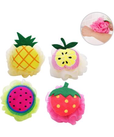 8 Pcs Mesh Sponge Shower Ball Soft Bath Pouf for Luxurious Cleansing | International Shipping Available - Buy Online on SooperMarket.com