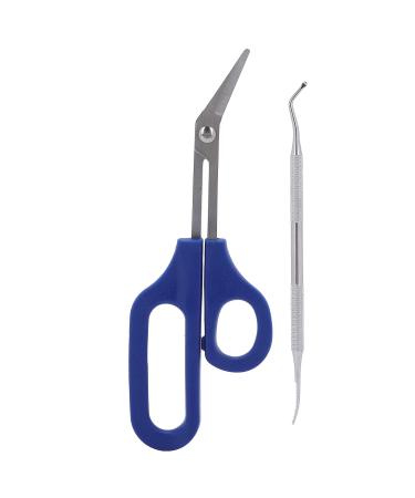 Toenail Clippers Long Handled Toenail Scissors Toenail File Kit Stainless Steel Nail Clipper for Thick Nails