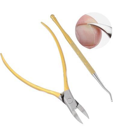 Toe Nail Clipper Streamlined Handle Remove Edges Of Nails Cuticle Clipper Stainless Steel for Hand for Cuticle for Dead Skin(Tyrant Gold) - Buy Online on SooperMarket.com