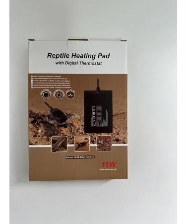 FIPASEN Reptile Heating Mat 6x8 Inch with Digital Thermostat - Ideal for Various Pets and Plants - Upgraded Heating Pad with Thermostat Included - Buy Online on SooperMarket.com