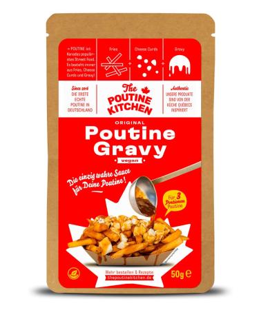 Original Poutine Gravy - vegan sauce for poutine - authentic taste like in Quebec