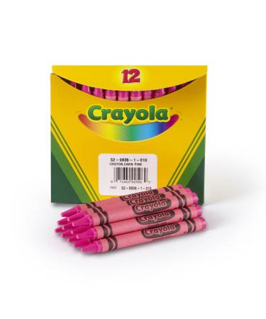 Crayola Crayons in Pink Bulk Crayons 12 Count (5208361010) Carnation Pink