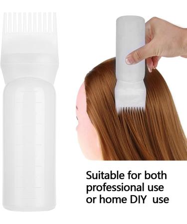 3 Colors Hair Dyeing Bottle Brush - Lightweight Comb Applicator for Professional Hair Color Application - Perfect for Shampoo & Oil Use - Buy Online on SooperMarket.com