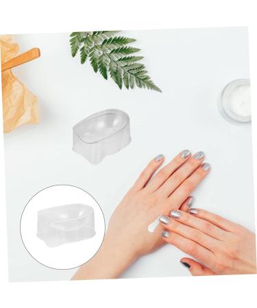 FRCOLOR Thehomeuse Powder Box for Dipping Nails Starter Set 12 Pieces Recycling System for Nail Powder Nail Tip Shape Guides Manicure Nail Art Tool Container for Nail Dipping Powder 5X4X2.5CMx2pcs White x 2 pieces - Buy Online on SooperMarket.com