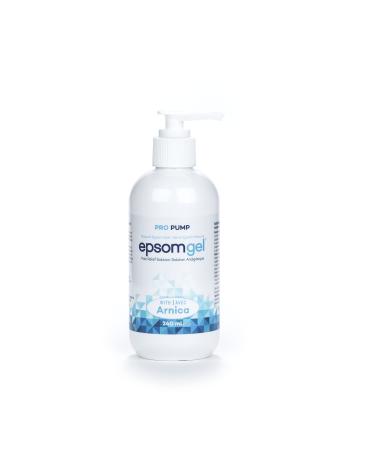 Epsomgel - PRO PUMP Pain Relief Solution 240ml 100% Natural Ingredients Fast Acting