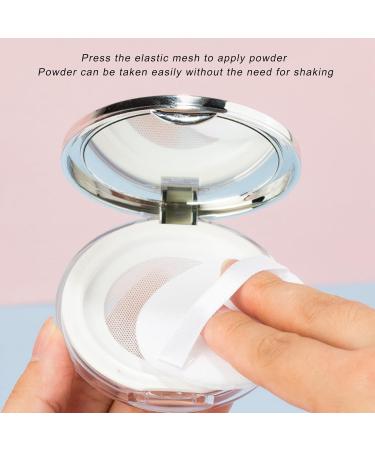 Refillable 3g Empty Powder Box - Portable Makeup Set with Blush Case Puff Holder Slim Mirror & Leak-Proof Design - Buy Online on SooperMarket.com
