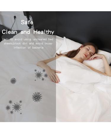 OTITYAN 2 Pack Disposable Travel Bedding Set - Ideal for Hotel, Business Trip & Hospital - Includes Sheets, Quilt Cover & Pillowcase - Buy Online on SooperMarket.com