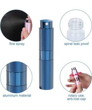 Darbermu 8ML Travel Perfume Atomiser Bottles 3 PCS Mini Portable Perfume Atomiser Refillable Spray Bottles Aftershave Atomiser Empty Travel Bottles with Funnel and Refill Pump for Travel Vacation Blue - Buy Online on SooperMarket.com