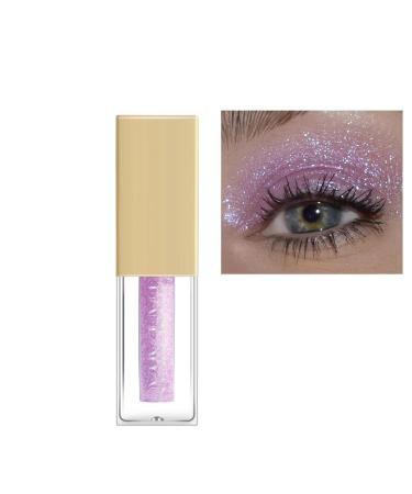 Eye shadow 12 Colors White/Purple/Black/Red/Pink/Orange/Silver Waterproof Long Lasting Glitter Highlighter Pearlescent Shiny Eye Shadow Sequin Eye Silky Cosmetics For Eye Daily Makeup (5#)