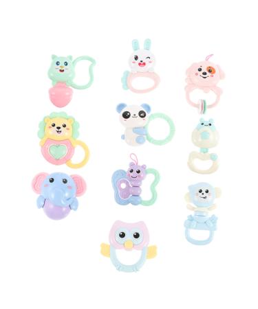 Vaguelly 20 STK Beißring Toy Children's Day Gifts Gifts Children's Day Toys Children -Freek -Beißring Rassel Toys Beißring Puzzle Shaker toddler ABS BUNDX2ST 11x8.5cmx2PCs