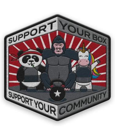 Trainlikefight Climbing Back Patch - Velcro Attachment for Training Vests & Backpacks | Support Your Box - Buy Online on SooperMarket.com