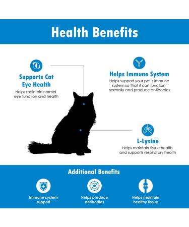 Felisyl L-Lysine Soft Chews for Cats - Immune System Support - Respiratory & Vision Health - 60 Chews - Buy Online on SooperMarket.com