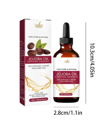 Hair Growth Oil | Jojoba & Wild Oil - Natural Anti-Frizz Density Boost for Men & Women - 30 ml | Aznever - Buy Online on SooperMarket.com