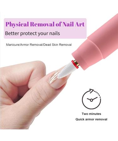 Electric Nail Files Portable Rechargeable Cordless Nail Drill for Acrylic Gel Nails 12 Drill Bits Professional Electric Manicure Pedicure Kit for Grinding Polishing Trimming Home Salon Use Pink - Buy Online on SooperMarket.com