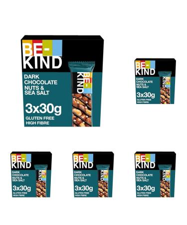 Kind chocolate cereal bar gluten free snack dark chocolate nuts & sea salt 3 x 30 g (pack with 5) Dark Chocolate 30 g (15 pack)