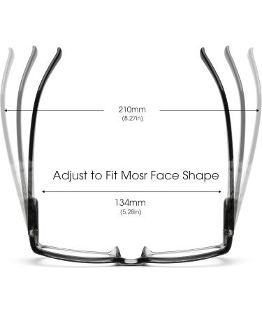 JM 3 Pack Women's Reading Glasses - Vintage Rectangular Readers +1.5 Diopters - Spring Hinge - Mixed Colors - Buy Online on SooperMarket.com