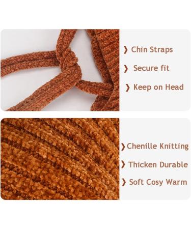 Cute Bear Kids Winter Hat | Ear Flaps, Dual Pom-Pom | Toddler Fleece Lined Earflap Cap - Khaki - Buy Online on SooperMarket.com