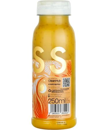 PRESS Healthfoods Mango Passion Fruit Chia Juice 250ml - Raw Cold Pressed Juice with Chia Seeds and Banana - Buy Online on SooperMarket.com