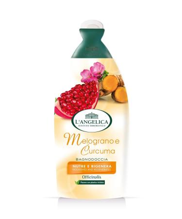 L'Angelica Shower Cream Melograno e Curcuma Nutre & Rigenera 500 ml (16.9 Fl Oz) - 1 unit Made in Italy