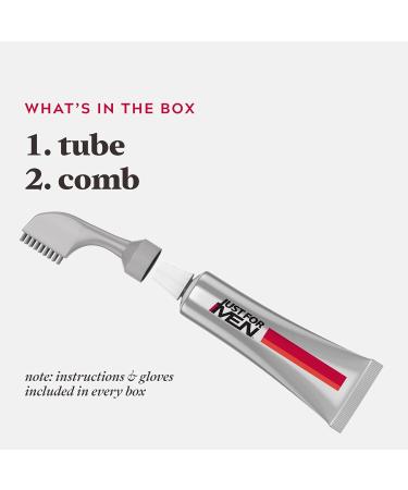 Just For Men Easy Comb-In Color - Light Brown A-25 | Effortless Hair Coloring for Men - International Shipping Available - Buy Online on SooperMarket.com