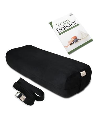 2Living Yoga Set Includes - Yoga Bolster (Yoga Pillow), Yoga Strap, and E-book