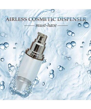 Buy Sterile Airless Pump Bottle 1 OZ - Refillable Cosmetic Container for Makeup & Serums Leak-Proof & Shockproof BPA-Free - International Shipping Available - Buy Online on SooperMarket.com