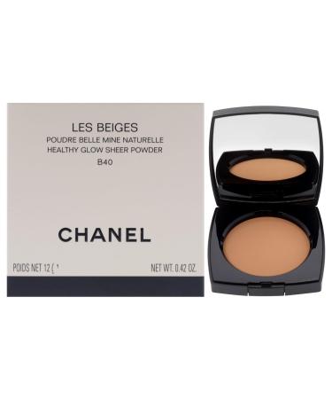 Les Beiges Healthy Glow Sheer Powder - B40 Intense medium With Neutral Undertone by Chanel for Women - 0.42 oz Powder