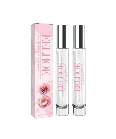 Women's Perfume Spray Portable Long Lasting Peony Lychee Experience Fragrance Natural Fresh Charming Cologne (2PACK)