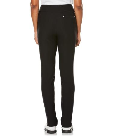 PGA TOUR Women's Pull-on Golf Pant with Tummy Control - Medium Black | Sizes XS-XXL - Buy Online on SooperMarket.com