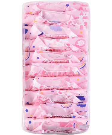 Landofgenie Adult Diapers - Pink Printed Medium Size (28-38) - 10 Pieces - Comfortable Nighttime Underwear for Adults - Buy Online on SooperMarket.com