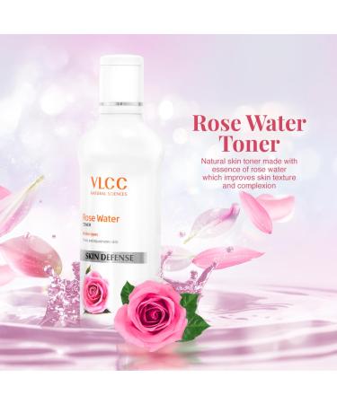 Buy VLCC Rose Water Toner 100ml | Hydrating & Refreshing Skin | International Shipping Available - Buy Online on SooperMarket.com