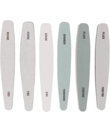 Nail Buffer File Tool Double Sided Curved Nail File for Salon - Buy Online on SooperMarket.com