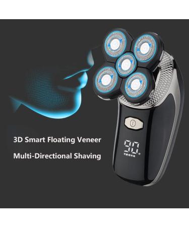 5 in 1 Electric Shaver - USB Rechargeable Floating Heads Nose & Ear Hair Trimmer Men s Facial Cleaning Brush - Buy Online on SooperMarket.com