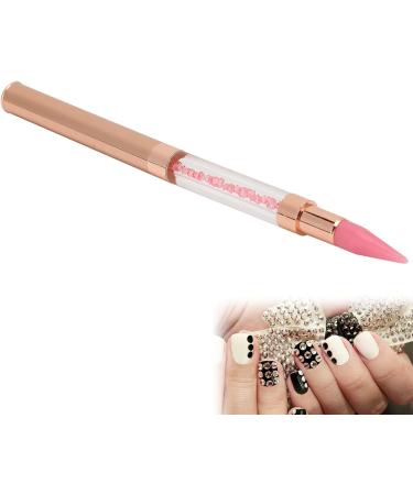 Wax Tip Dotting Pen Manicure Dotting Pen Wax Tip for Different Sizes Types Rhinestone(pink) - Buy Online on SooperMarket.com
